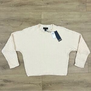 Truth Cream Textured Knit Top